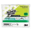 Scouring Pads & Sticks | Scotch-Brite PROFESSIONAL 3000CC 2.8 in. x 4.5 in. 0.6 in. Thick Power Sponge - Blue/Teal (5/Pack) image number 0