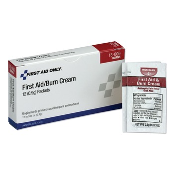 FIRST AID CREAMS | PhysiciansCare by First Aid Only 13-006 0.1 grams Burn Cream Packet First Aid Kit Refill (12/Box)