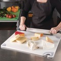 Cutting Boards | San Jamar SAN CBG182412WH 24 in. x 18 in. x 0.5 in. Saf-T-Grip Plastic Cutting Board - White image number 4