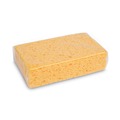 Sponges | Boardwalk C31BWK 3-2/3 in. x 6-2/25 in. x 1-11/20 in. Cellulose Sponges - Medium, Yellow (24-Piece/Carton) image number 0