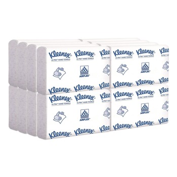 PERFORATED ROLL AND HAND TOWELS | Kleenex 46321 Reveal 2-Ply 8 in. x 9.4 in. Multi-Fold Towels - White (16/Carton)