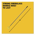 Mop Handles | Rubbermaid Commercial FGH14600GY00 Invader Fiberglass Side-Gate 1 in. Diameter x 60 in. Wet-Mop Handle - Gray/Yellow image number 2