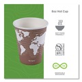 Cups | Eco-Products EP-BHC8-WA 8 oz. World Art Renewable and Compostable Hot Cups (20 Packs/Carton) image number 5