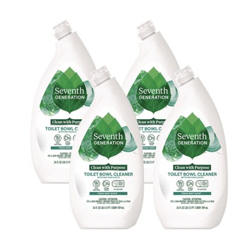 Seventh Generation 10732913451668 24 oz. Bottle Toilet Bowl Cleaner - Fresh Mint Scent (4/Carton)