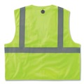 Clothing Protection | Ergodyne 21053 GloWear 8210Z Class 2 Economy Mesh Vest Polyester Lime Small/Medium image number 2