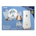 Air Freshener Dispensers | Glade 310916 Clean Linen Automatic Spray Starter Kit - White/Gold (4/Kit) image number 3