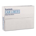 Low-Density Trash Bags | Boardwalk H6036TGKR01 30 Gallon 0.95 mil 30 in. x 36 in. Perforated Roll Low-Density Waste Can Liners - Gray (25 Bags/Roll, 4 Rolls/Carton) image number 2