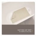 Safety Mats | Rubbermaid Commercial 1982724 Safti-Grip Latex-Free Vinyl Bath Mat 14 X 22.5 White (4/Carton) image number 3