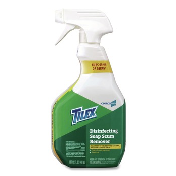 Tilex 35604 32 oz. Soap Scum Remover and Disinfectant Smart Tube Spray