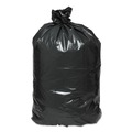 Low-Density Trash Bags | Earthsense Commercial 1507101 43 in. x 47 in. 56-Gallon 2 mil. Linear Low Density Recycled Can Liners - Black (100/Carton) image number 5