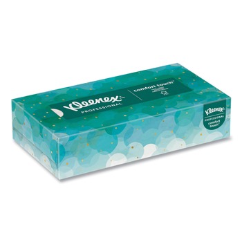 Kleenex 21400 2-Ply Facial Tissues - White (100 Sheets/Box)