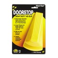 Doorstops | Master Caster 00966 Giant Foot 3.5 in. W x 6.75 in. D x 2 in. H No-Slip Rubber Wedge Doorstop - Safety Yellow image number 0