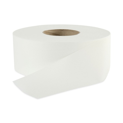 Toilet Tissues | Boardwalk SOD410320 3.2 in. x 525 ft. 2 Ply Septic Safe Jumbo Roll Bathroom Tissue - White (12/Carton) image number 0