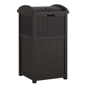  | Suncast GHW1732BK Trash Hideaway 30-Gallon Plastic Waste Bin - Black
