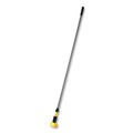 Handles & Braces | Rubbermaid Commercial FGH24600GY00 1 in. x 60 in. Fiberglass Gripper Mop Handle - Gray/Yellow image number 0