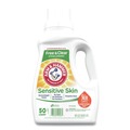 Laundry Detergents | Arm & Hammer 3320050026 50 oz. Bottle 50 Loads HE Compatible Liquid Detergent - Unscented (8/Carton) image number 1