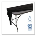 Table Covers & Skirts | Iceberg 16541 iGear 30 in. x 72 in. Polyester/Spandex Fabric Table Cover - Black image number 7