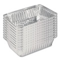 Food Containers & Lids | Handi-Foil 2060-30-500 5.13 in. x 7.06 in. x 1.69 in. Aluminum Pan with 1.5-lb. Capacity - Silver (500/Carton) image number 1
