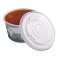 Food Containers & Lids | Eco-Products EP-ECOLID-SPL 12 oz./16 oz./32 oz. World Art PLA-Laminated Plastic Soup Container Lids - White (500/Carton) image number 5