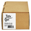 Feminine Care Dispenser Liners | Tidy Girl TGUDPV2 Plastic Feminine Hygiene Disposal Bag Dispenser - Gray image number 6