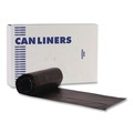 High-Density Trash Bags | Boardwalk Z8048WKKR01 40 in. x 48 in. 45 gal. 22 mic High-Density Can Liners - Black (150/Carton) image number 0