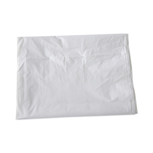 Low-Density Trash Bags | Boardwalk H8647TWK 43 in. x 47 in. 56 gal. 0.9 mil Linear Low Density Industrial Can Liners - White (100/Carton) image number 0
