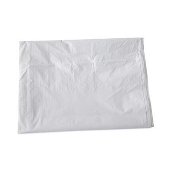 Boardwalk H8647TWK 43 in. x 47 in. 56 gal. 0.9 mil Linear Low Density Industrial Can Liners - White (100/Carton)