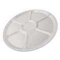 Food Trays & Liners | Handi-Foil HFA 4018100 18 in. x 0.94 in. 6-Compartment Aluminum Lazy Susan (25/Carton) image number 2