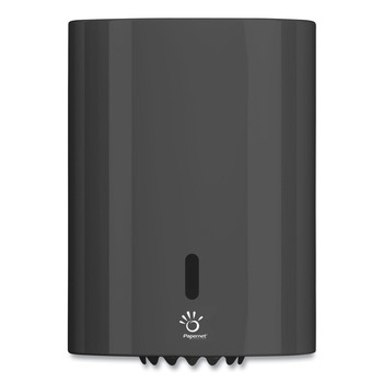  | Papernet 410891 9.1 x 9.4 x 12.2 Hy Tech Towel Dispenser - Black (1/Carton)
