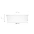 Food Containers & Lids | Karat FP-PSB48 7.99 in. x 2.4 in. 48 oz. Paper Food Bucket - White (270/Carton) image number 3