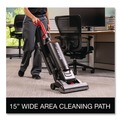 Vacuums | Sanitaire SC5815E SC5815D 15 in. Cleaning Path FORCE QuietClean Upright Vacuum - Red image number 4