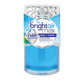  | BRIGHT Air 900439 4 oz. Max Scented Oil Air Freshener - Cool and Clean (6/Carton)