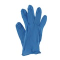 Food Service Disposable & Single Use Gloves | Boardwalk 395XLBXA 5 mil Disposable Powder-Free Nitrile Gloves - X-Large, Blue (100/Box) image number 1