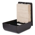 Towel Dispensers | Georgia Pacific Professional 56650A 12.3 in. x 6 in. x 15.5 in. Dispenser for Combi-fold C-Fold/Multifold/BigFold Towels - Black image number 4