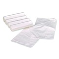 Low-Density Trash Bags | Earthsense Commercial 1507084 28.5 in. x 43 in. 23 gal. 1 mil Linear Low Density Clear Recycled Can Liners - Clear (150/Carton) image number 1