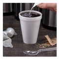 Cups | Dart 12J12 12 oz. Foam Drink Cups - White (40 Bags/Carton) image number 2
