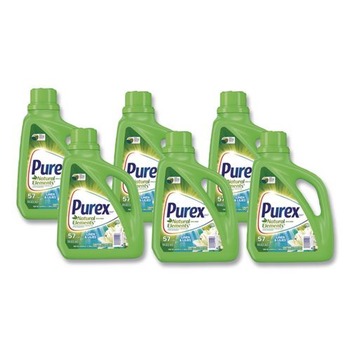 | Purex 10024200011205 75 oz. Bottle Linen and Lilies Ultra Natural Elements He Liquid Detergent (6/Carton)