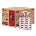 Perforated Roll & Hand Towels | Cascades PRO W420 12 in. x 13 in. Tuff-Job S400 DRC Medium Wipers - White (18 Packs/Carton) image number 0