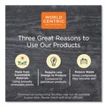 Food Containers & Lids | World Centric CTLCS3 8.8 in. x 6.9 in. x 0.8 in. Plastic PLA Lids for Fiber Containers - Clear (400/Carton) image number 4