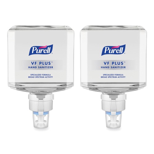 Hand Sanitizers | PURELL 7099-02 1200 ml Refill Bottle Fragrance-Free VF Plus Hand Sanitizer Gel for ES8 Dispensers (2/Carton) image number 0