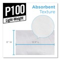 Perforated Roll & Hand Towels | Georgia-Pacific 29221 2-Ply 8 in. x 12-1/2 in. Light-Duty Paper Wipers - White (148/Box, 20 Boxes/Carton) image number 4
