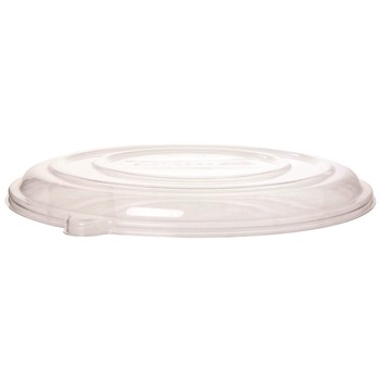 FOOD CONTAINERS PACKAGING | Eco-Products EP-SCPTR16LIDR 16 in. x 16 in. x 0.2 in. 100% Recycled Content Plastic Pizza Tray Lids - Clear (50/Carton)
