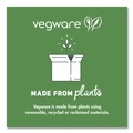 Plates | Vegware VW-P016NFA 6 in. Diameter Nourish Molded Compostable Fiber Plate Tableware - White (1000/Carton) image number 3