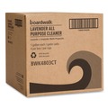 All Purpose Cleaners & Degreasers | Boardwalk 053000-41ESSN 128 oz. Bottle All Purpose Cleaner - Lavender Scent (4/Carton) image number 3