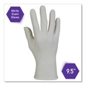 Janitorial Disposable & Single Use Gloves | Ansell 50708 3.5 mil Thick 9.5 in. Long Powder-Free STERLING Nitrile Exam Gloves - Large, Sterling Gray (200/Box) image number 5