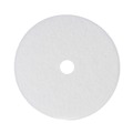 Floor Pads-Cleaning, Buffing & Polishing | Boardwalk BWK4021WHI 21 in. Diameter Polishing Floor Pads - White (5/Carton) image number 0
