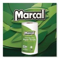 Perforated Roll & Hand Towels | Marcal 6183 11 in. x 5.5 in. 2-Ply Roll Out Box 100 Percent Premium Recycled Kitchen Roll Towels - White (12/Carton) image number 2