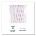 Disposable Knives | Eco-Products EP-S011 Plantware 6 in. Compostable Knife Cutlery - Pearl White (1000/Carton) image number 4