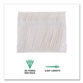 Disposable Forks | Eco-Products EP-S012 6 in. Plantware Compostable Cutlery Fork - Pearl White (1000/Carton) image number 5