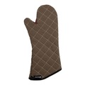 Oven Mitts, Pan Grabbers & Pot Holders | San Jamar 800FG17 17 in. WebGuard Plus Fabric Bestguard Oven Mitt - Tan (1-Pair) image number 2